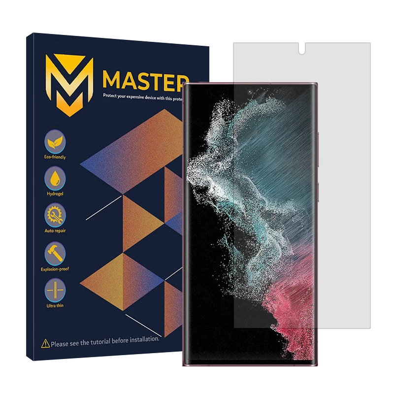 محافظ صفحه نمایش شفاف مستر مدل Resistant مناسب برای گوشی موبایل سامسونگ Galaxy S22 Ultra 5G