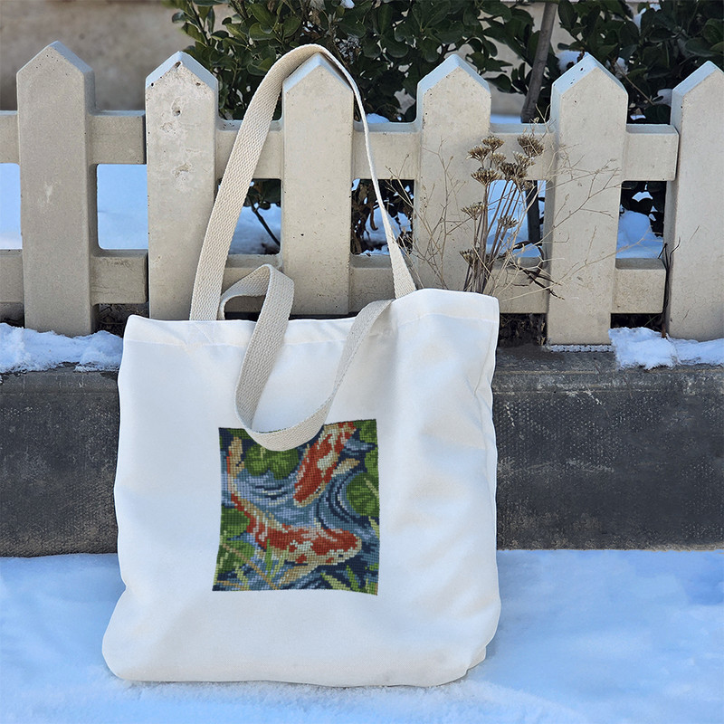 ساک خرید خندالو طرح ماهی قرمز کد 10354