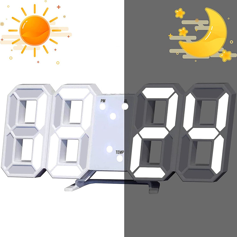 ساعت رومیزی دیجیتال مدل هوشمند عددی