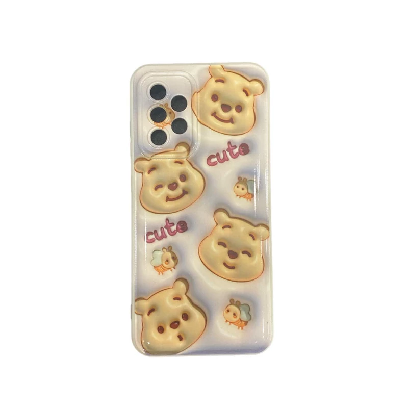 کاور مدل خرس و زنبوری کد 134 مناسب برای گوشی موبایل سامسونگ Galaxy A52