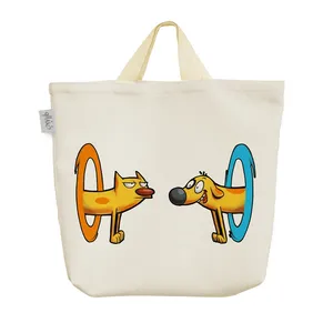 ساک خرید خندالو مدل گربه سگ کد 3589