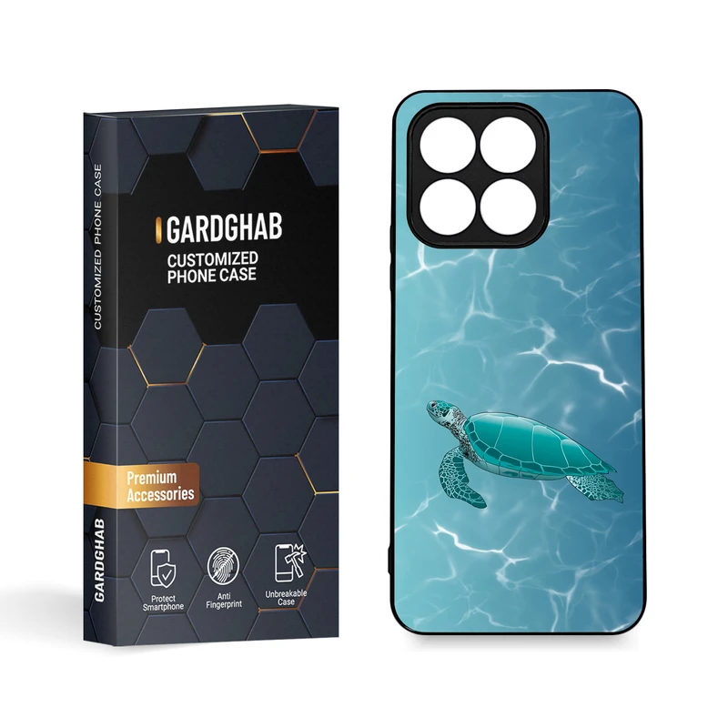 کاور گارد قاب مدل دورژله ای منظره و طبیعت مناسب برای گوشی موبایل آنر X8a 4G