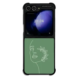 AKAM AMC-WSGZFLIP5-GREEN-24 Cover For Samsung Galaxy Z Flip 5