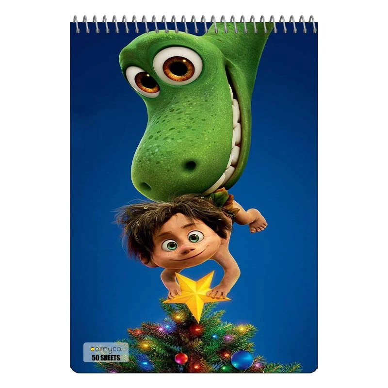 دفتر نقاشی 50 برگ سیمی کارنیکا طرح دایناسور خوب The Good Dinosaur کد 95515