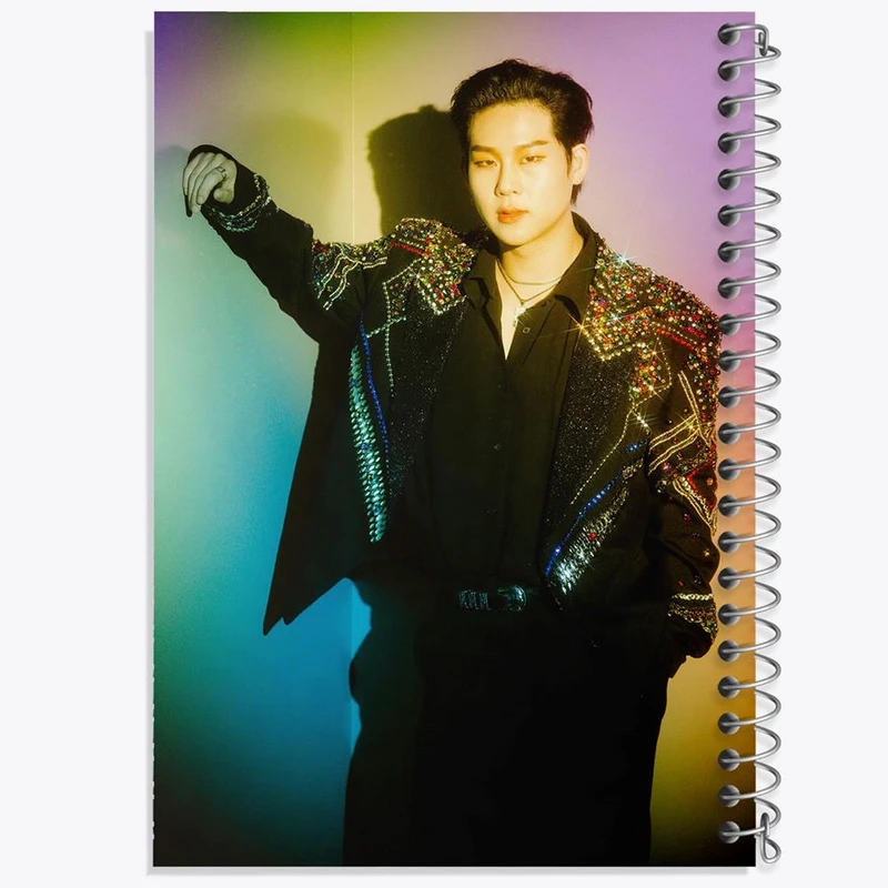 دفتر مشق 50 برگ خندالو مدل جوهان گروه مانستا اکس MONSTA X کد 21134