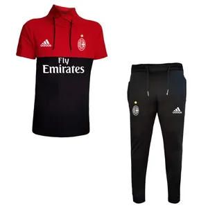 ست تیشرت و شلوار ورزشی مردانه طرح تیم آث میلان کد RE103