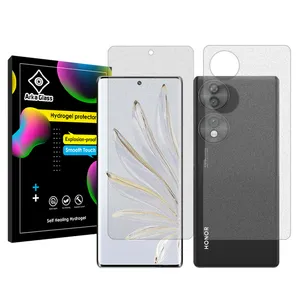 Arka Glass Tough model matte screen protector suitable for Honor 90 mobile phone along with the back of the phone protector