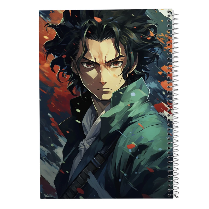 دفتر ژورنال نویسی 50 برگ مدوپد مدل نقطه ای طرح Demon Slayer کد DF11036