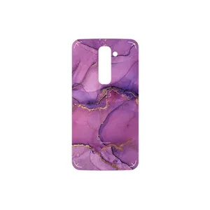MAHOOT Purple Marble Cover Sticker for LG G2