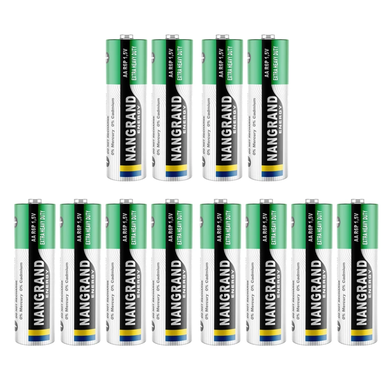 باتری قلمی نانگرند مدل EXTRA heavy duty 1.5V بسته 12 عددی