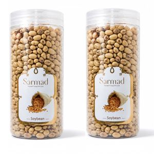 سویا پروتئین آجیلی ممتاز خام کاشان سرمد - 300 گرم بسته 2 عددی