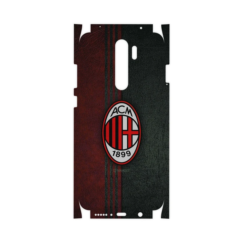 برچسب پوششی ماهوت مدل AC-Milan-FC-FullSkin مناسب برای گوشی موبایل شیائومی Redmi Note 8 Pro