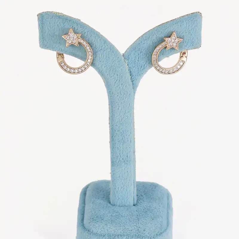 گوشواره زنانه ژوپینگ مدل ستاره کد CC408