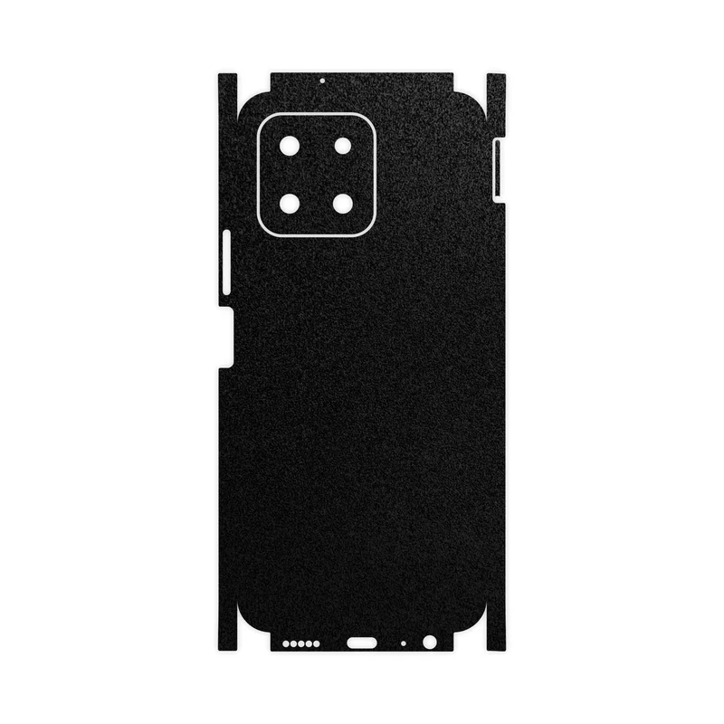 برچسب پوششی ماهوت مدل Black-Suede-FullSkin مناسب برای گوشی موبایل آنر X6