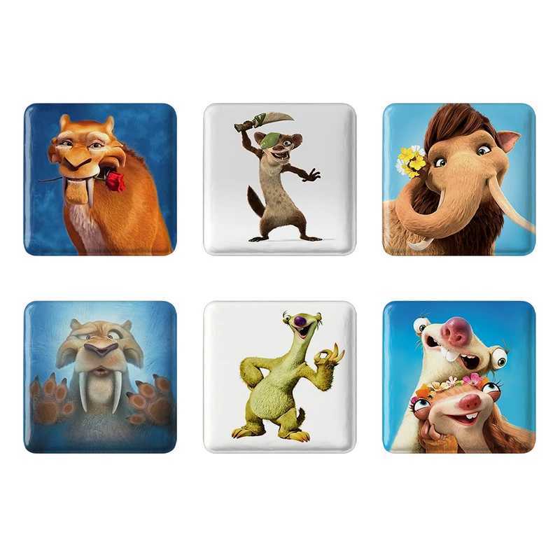 مگنت خندالو مدل عصر یخبندان کد 76B مجموعه 6 عددی