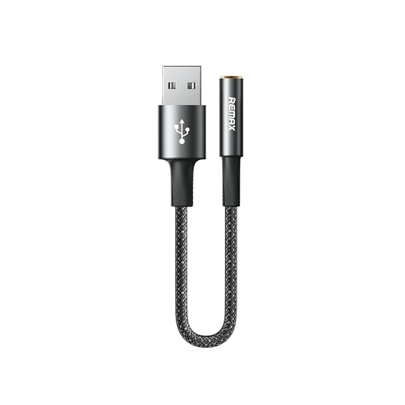 مبدل USB به AUX ریمکس مدل C21 طول ۰.۱۲ متر