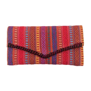 کیف پول زنانه مدل سنتی طرح گلیم آینه دار کد 115