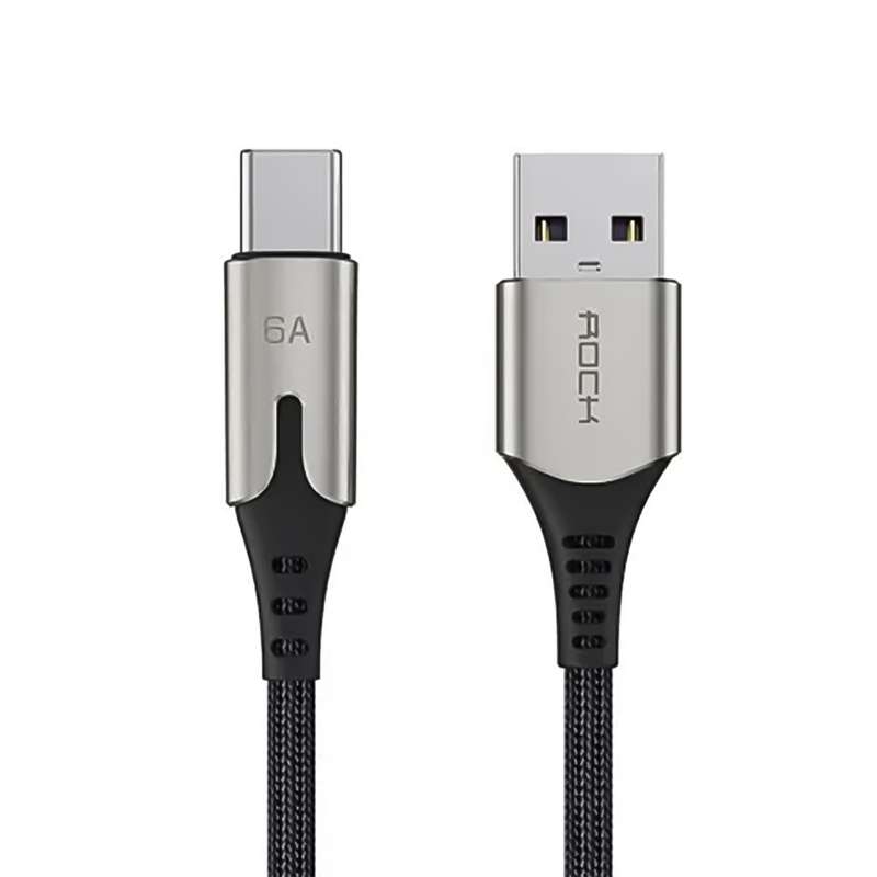 کابل تبدیل  USB به USB-C  راک مدل RCB0818 طول 1 متر