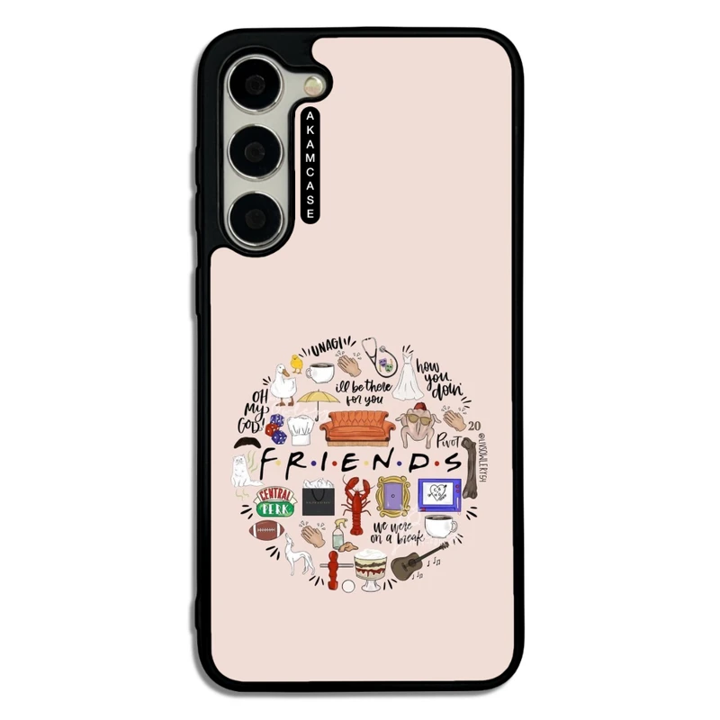 کاور آکام مدل AMCWSGS23P-FRIENDS3 مناسب برای گوشی موبایل سامسونگ Galaxy S23 Plus