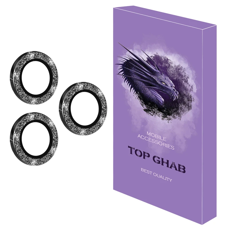 محافظ لنز دوربین تاپ قاب مدل SHINE مناسب برای گوشی موبایل اپل iPhone 11 Pro 