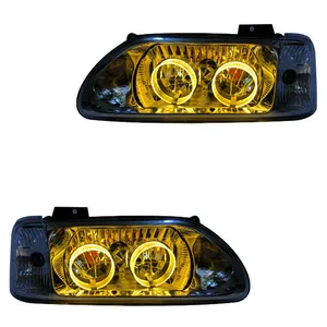 چراغ جلو خودرو گروه پژوهش صنعت مدرن مدل 3D-Ring-Y مناسب برای پراید بسته دو عددی