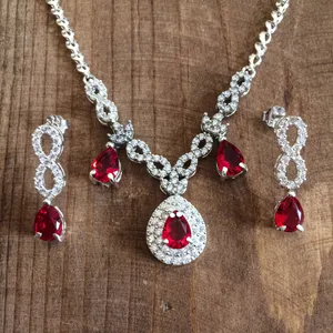 نیم ست نقره زنانه  کد 2074