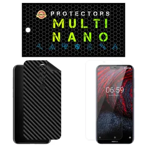Multi Nano X-SFC Screen Protector For Nokia X6 with back skin