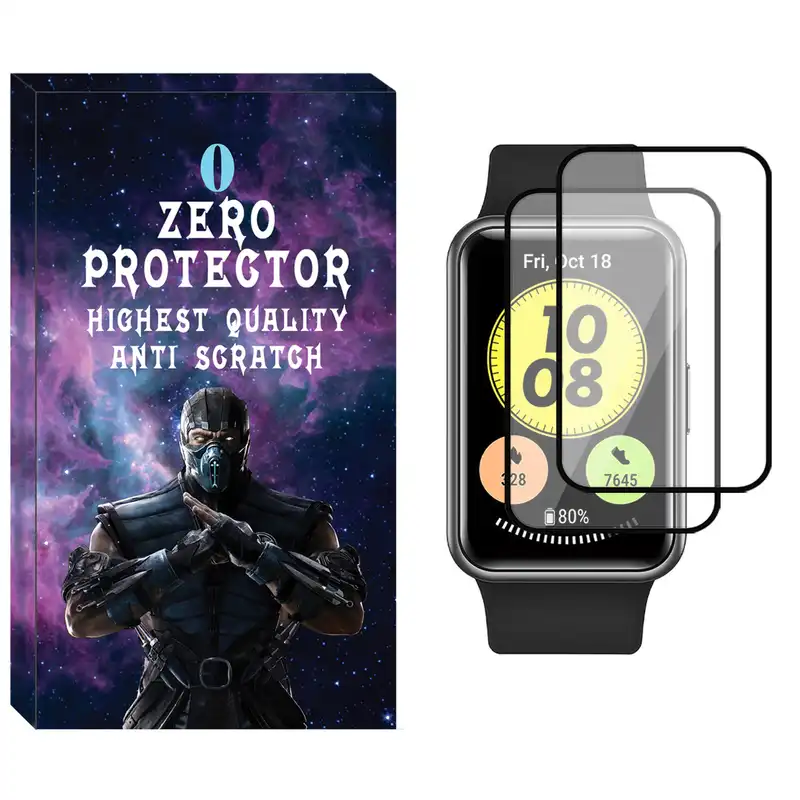 محافظ صفحه نمایش نانو زیرو مدل NZO مناسب برای ساعت هوشمند هوآوی Watch Fit بسته دو عددی