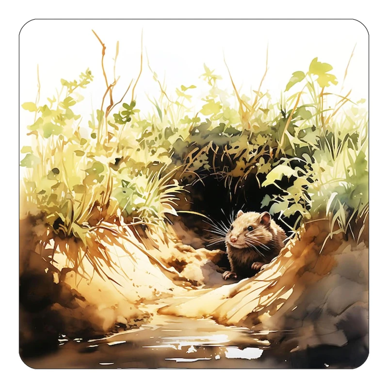 مگنت کاکتی طرح نقاشی رنگ روغن مدل mp70714