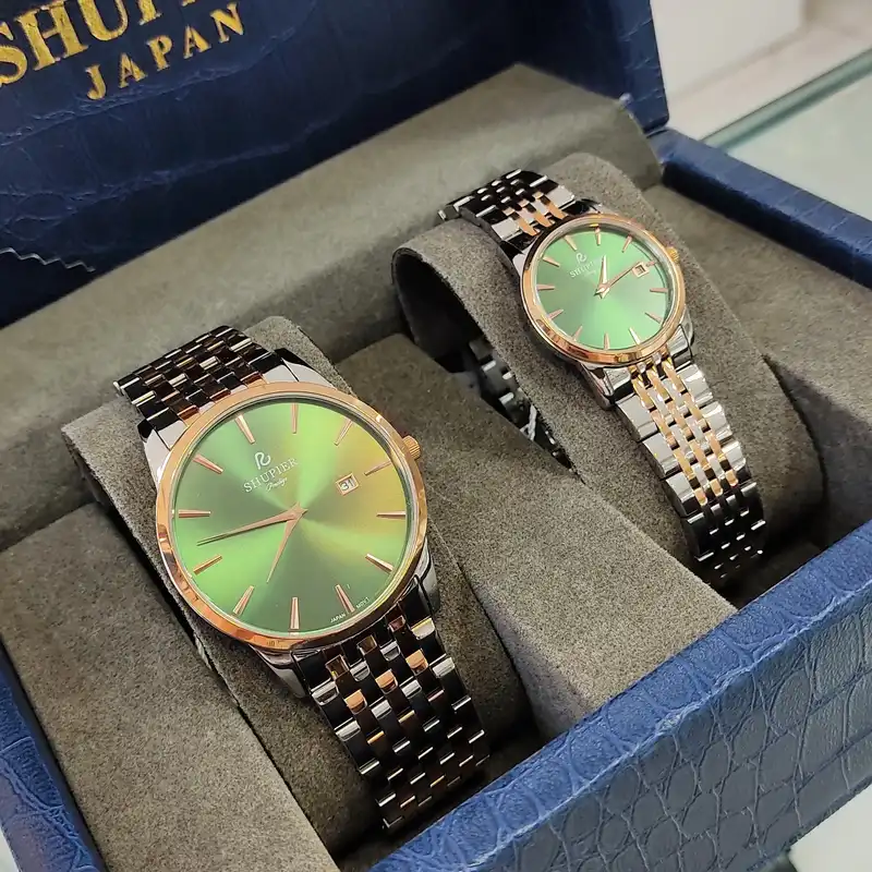 ست ساعت مچی عقربه ای زنانه و مردانه شوپیر مدل GL206A009