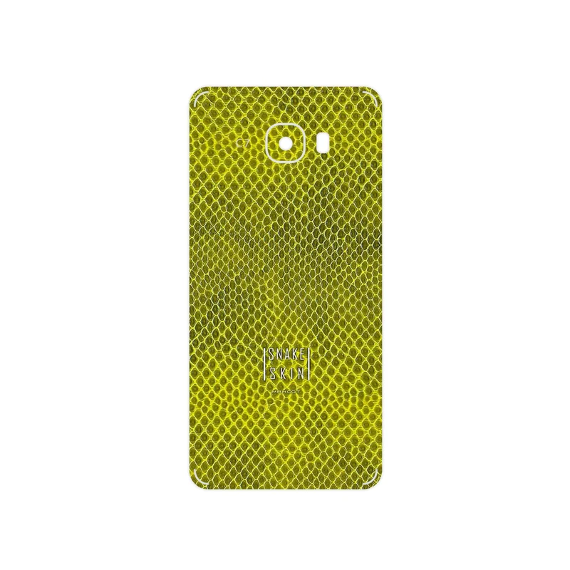 برچسب پوششی ماهوت مدل Yellow Snake Skin مناسب برای گوشی موبایل سامسونگ Galaxy C7