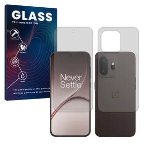 Glass Matte Hydrogel Screen Protector for OnePlus 15T mobile phone along with the back protector