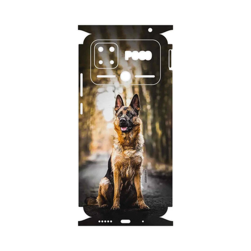 برچسب پوششی ماهوت مدل Dog_1-FullSkin مناسب برای گوشی موبایل شیائومی Poco C40