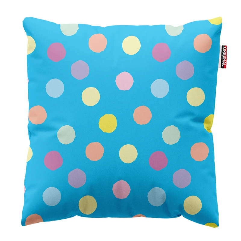 کوسن پاد آفرین مدل خالخالی کد PK302139 سایز 30*30 سانتی متر