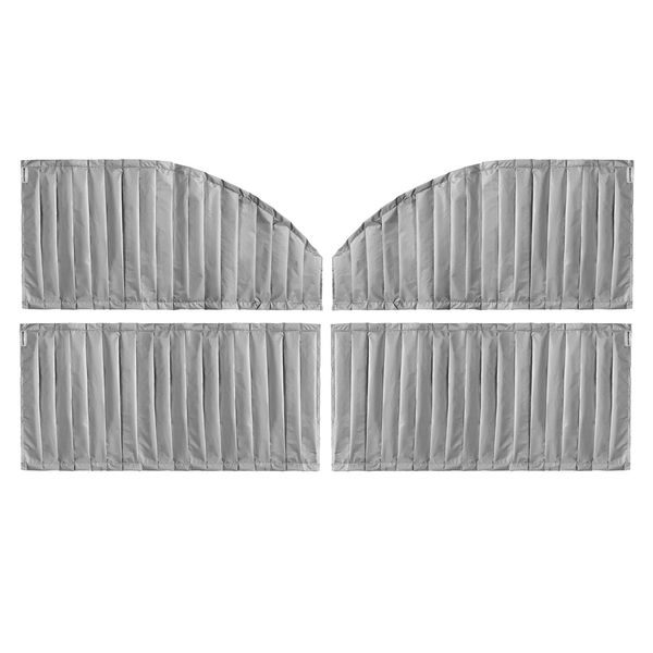 آفتابگیر شیشه خودرو نادیاهوم مدل مگنتی بسته 4 عددی