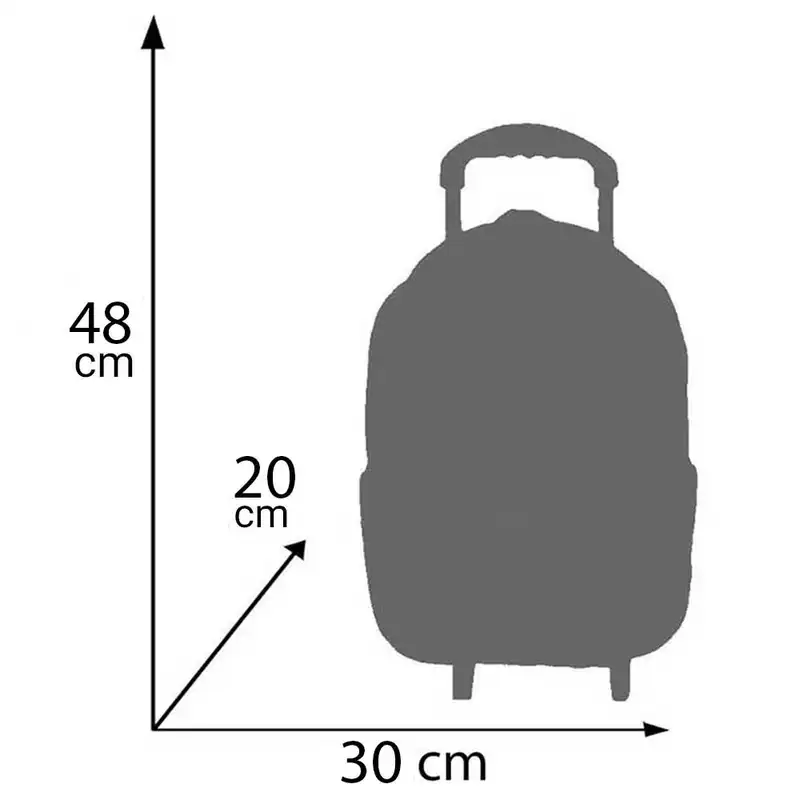 کوله پشتی چرخ دار مدل  تک شاخ یونیکورن fay-31-2z