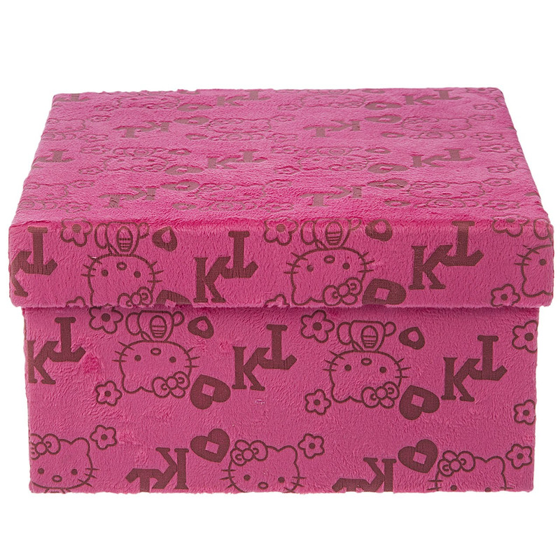 جعبه کادویی کلیپس مدل Hello Kitty Cube - سایز بزرگ