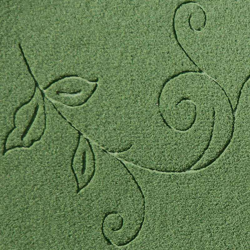 موکت سپاهان موکت طرح ولور ذوبی نیلوفر زمینه سبز زیتونی