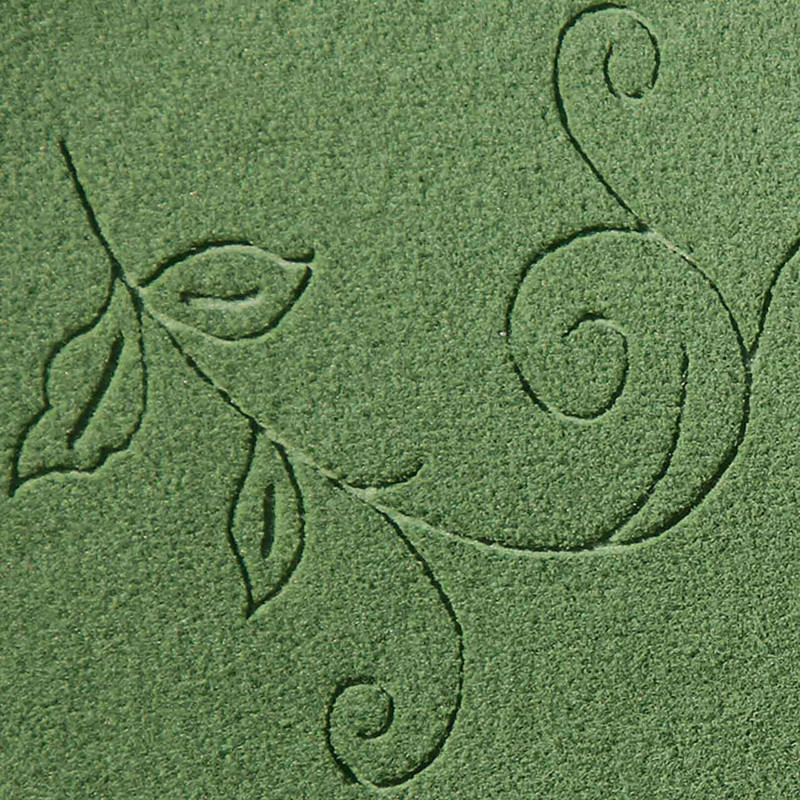 موکت سپاهان موکت طرح ولور ذوبی نیلوفر زمینه سبز زیتونی