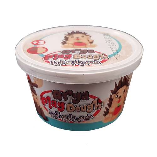 خمیربازی 4 رنگ آریا مدل 1030 جوجه تیغی