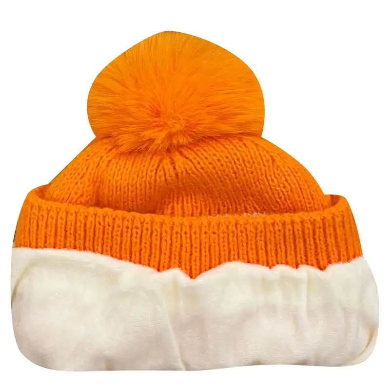 ست کلاه و شال گردن بافتنی بچگانه کد 17