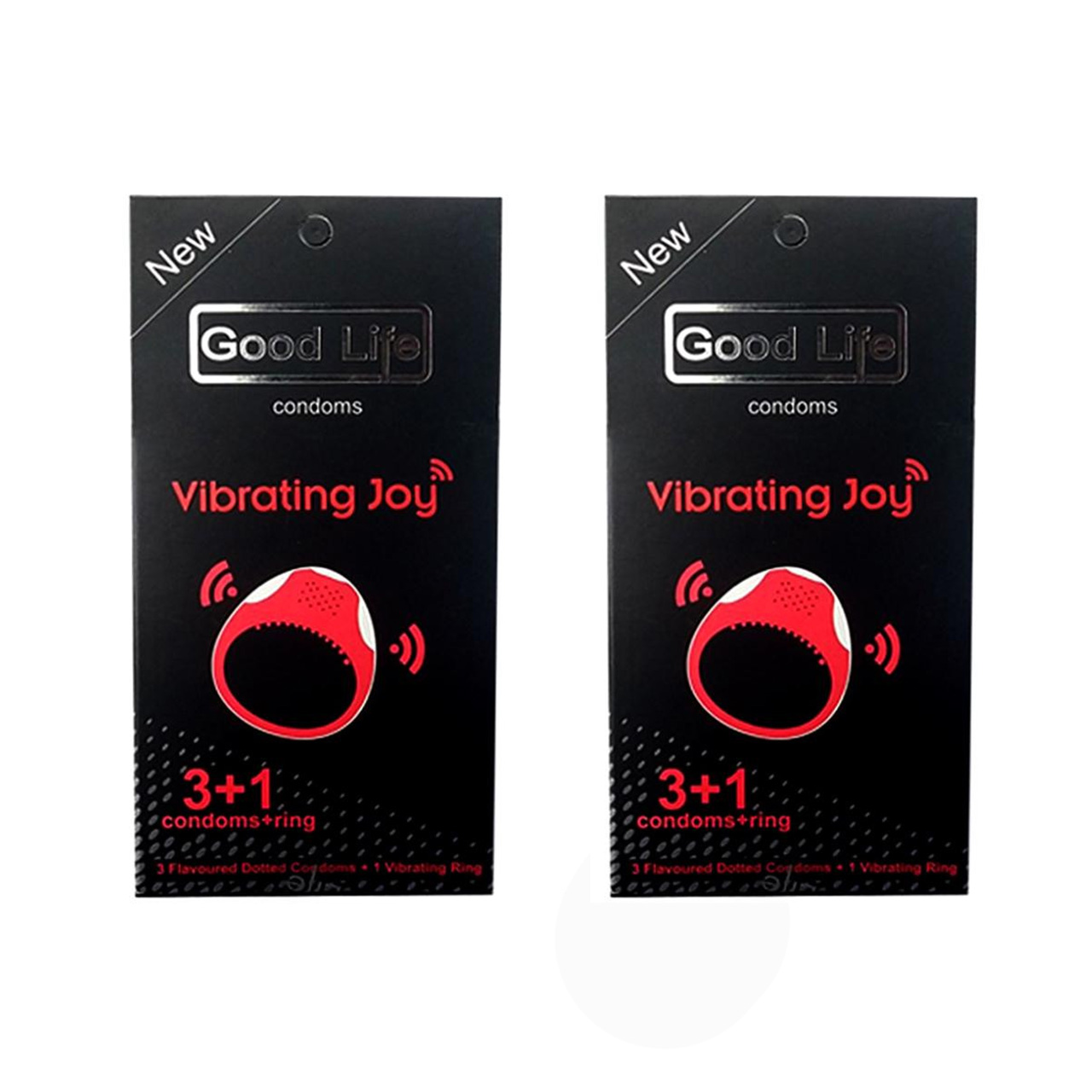 کاندوم گودلایف مدل Vibrating Joy 3+1 بسته 2 عددی