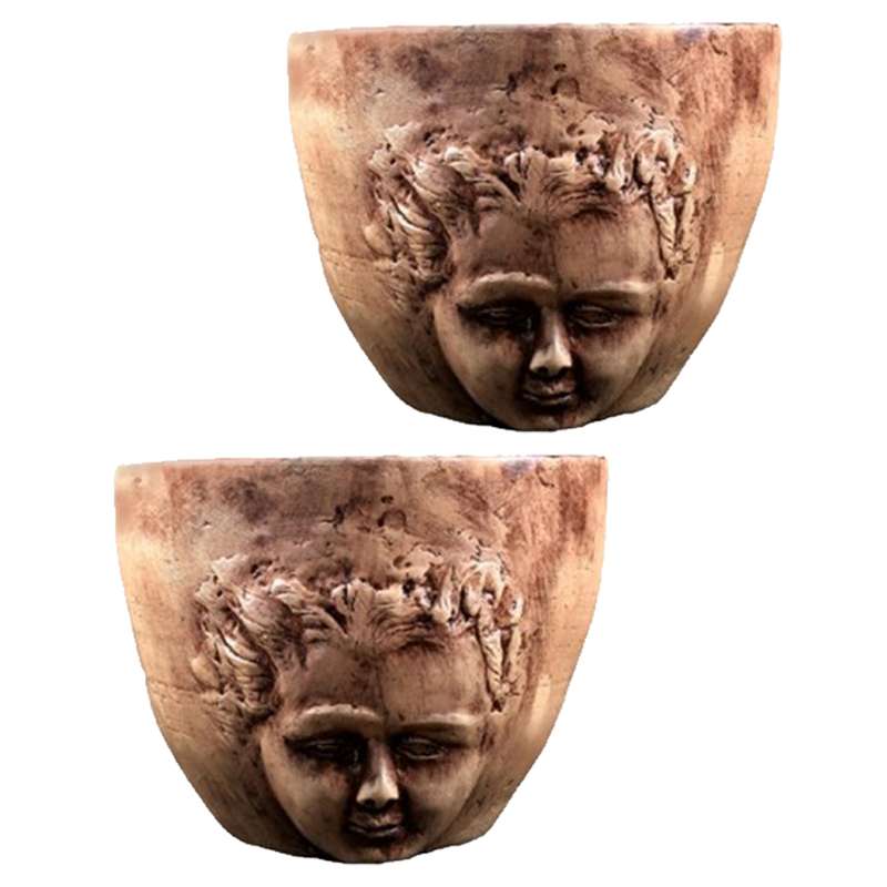 گلدان سیما پردازان پیشرو طرح گلچهره کد SP301 مجموعه 2 عددی