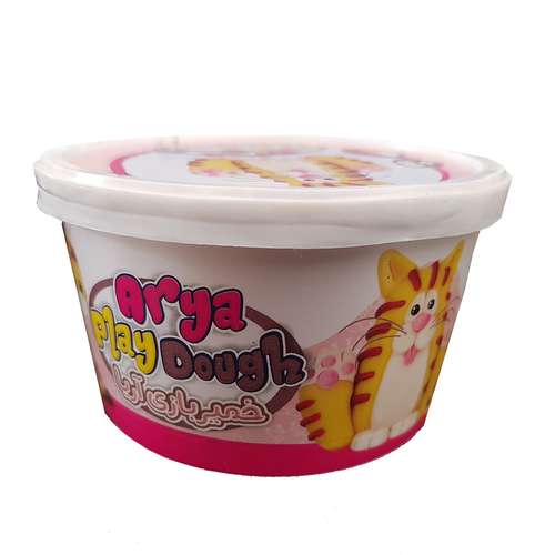 خمیربازی 4 رنگ آریا مدل 1030 گربه