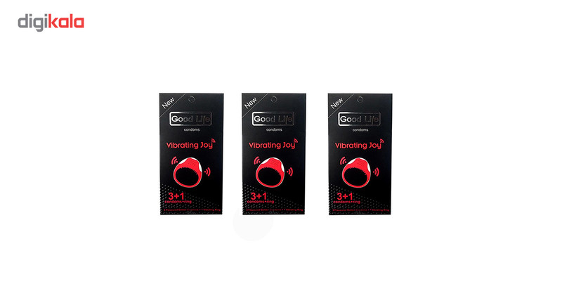 کاندوم گودلایف مدل Vibrating Joy 3+1 بسته 3 عددی