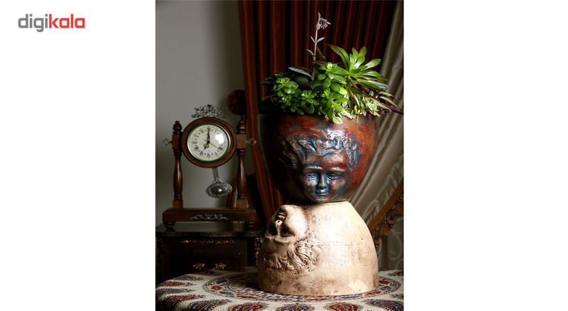 گلدان سیما پردازان پیشرو طرح گلچهره کد SP301 مجموعه 2 عددی