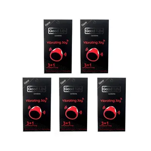 کاندوم گودلایف مدل Vibrating Joy 3+1 بسته 5 عددی