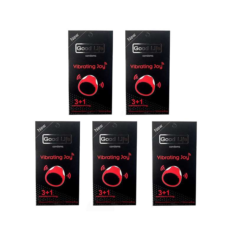 کاندوم گودلایف مدل Vibrating Joy 3+1 بسته 5 عددی کاندوم گودلایف مدل Vibrating Joy 3+1 بسته 5 عددی