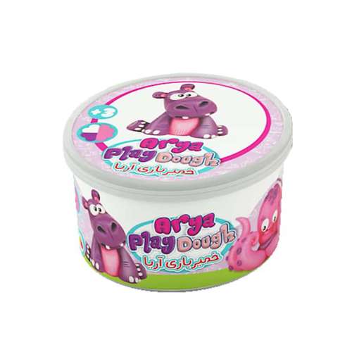 خمیربازی 4 رنگ آریا مدل 1030 اسب آبی