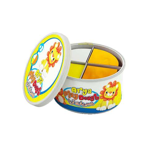 خمیربازی 4 رنگ آریا مدل 1030 شیر و سنجاب